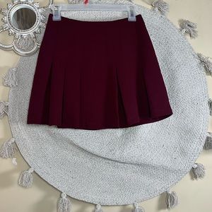 Maroon skirt